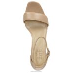 mujer Naturalizer crema brulée de cuero sandalia de vestir alegría RTZ4T68 - Imagen 4
