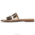 mujer Naturalizer cuero bronce sandalia fama RTZ4T289 - Imagen 3