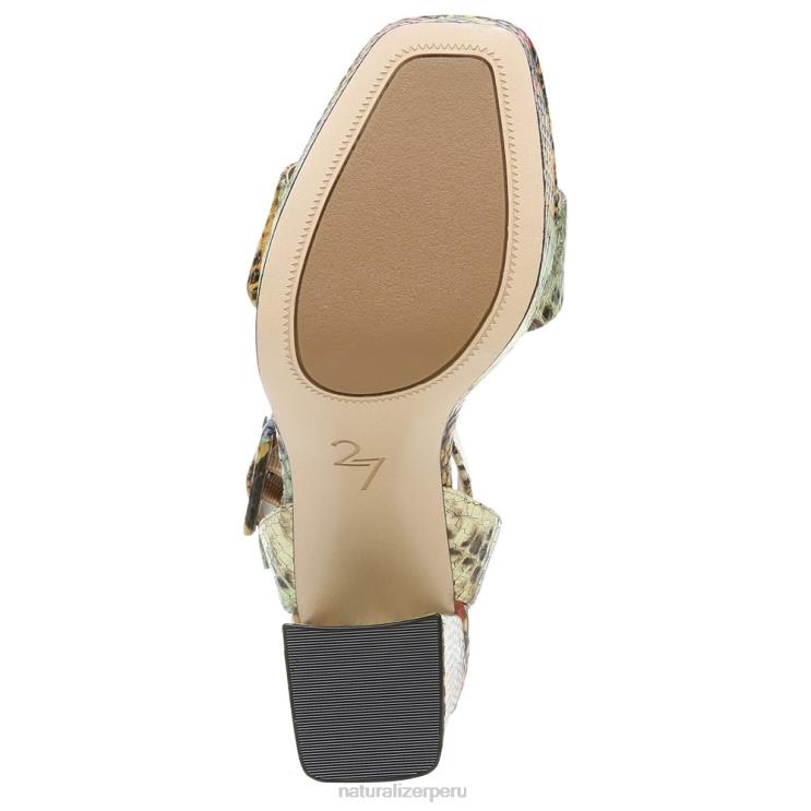 mujer Naturalizer cuero de serpiente múltiple sandalia de vestir jaselle 27 edit RTZ4T212 - Imagen 7