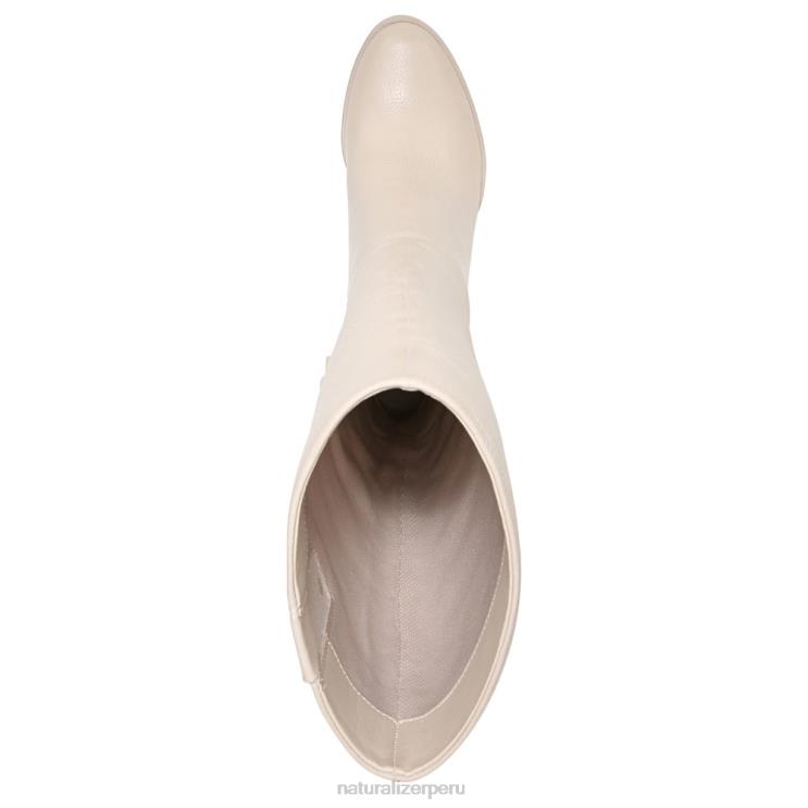 mujer Naturalizer cuero granulado beige porcelana bota alta hasta la rodilla gen n align RTZ4T376 - Imagen 4