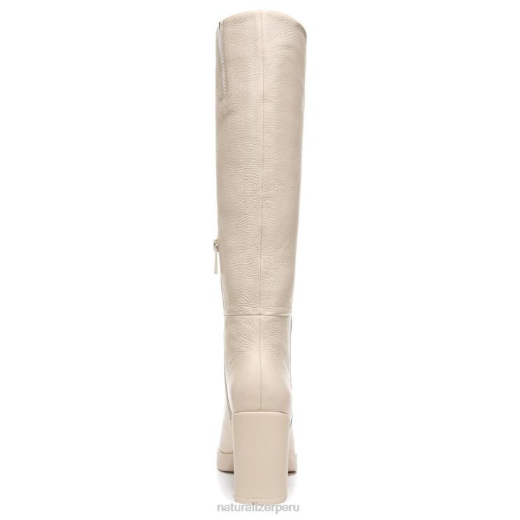 mujer Naturalizer cuero granulado beige porcelana bota alta hasta la rodilla gen n align RTZ4T376 - Imagen 6