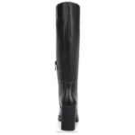 mujer Naturalizer cuero negro bota de pantorrilla ancha gen n align RTZ4T630 - Imagen 6