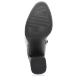 mujer Naturalizer cuero negro bota de pantorrilla ancha gen n align RTZ4T630 - Imagen 7