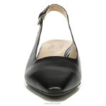 mujer Naturalizer cuero negro lesley vestido plano RTZ4T588 - Imagen 5