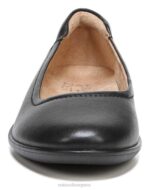 mujer Naturalizer cuero negro plana flexible RTZ4T568 - Imagen 5