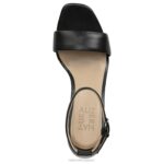 mujer Naturalizer cuero negro sandalia de vestir alegría RTZ4T65 - Imagen 4