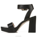 mujer Naturalizer cuero negro sandalia de vestir jaselle 27 edit RTZ4T213 - Imagen 3