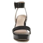 mujer Naturalizer cuero negro sandalia de vestir jaselle 27 edit RTZ4T213 - Imagen 5