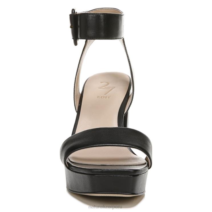 mujer Naturalizer cuero negro sandalia de vestir jaselle 27 edit RTZ4T213 - Imagen 5