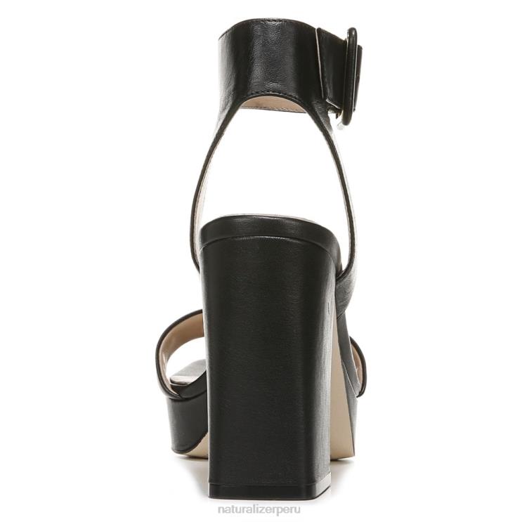 mujer Naturalizer cuero negro sandalia de vestir jaselle 27 edit RTZ4T213 - Imagen 6