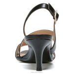 mujer Naturalizer cuero negro sandalia de vestir taimi RTZ4T506 - Imagen 6