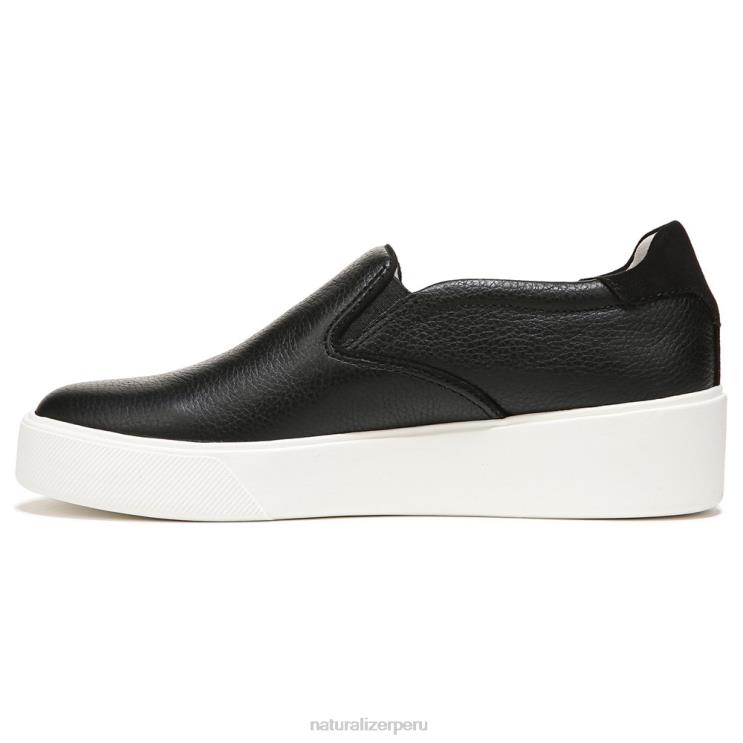 mujer Naturalizer cuero negro zapatillas sin cordones marianne 2.0 RTZ4T353 - Imagen 3