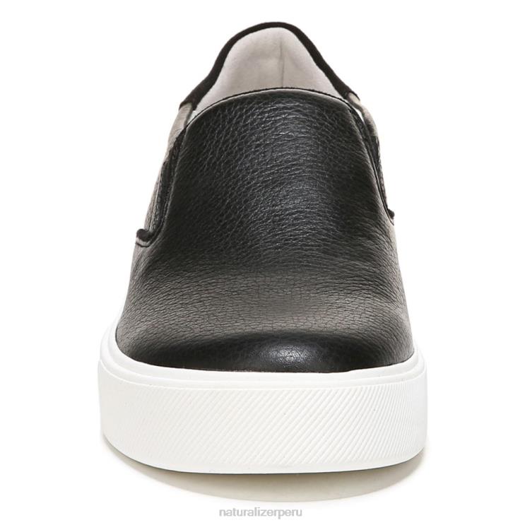 mujer Naturalizer cuero negro zapatillas sin cordones marianne 2.0 RTZ4T353 - Imagen 5