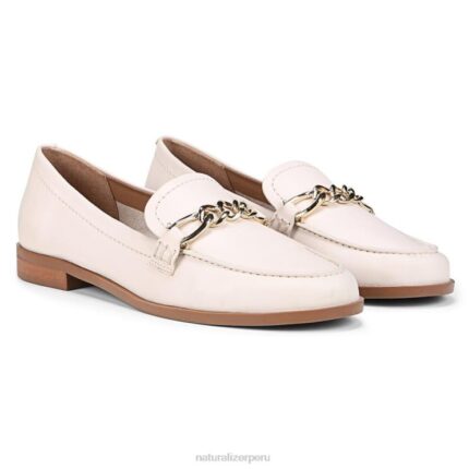 mujer Naturalizer cuero perlado mocasín aserrador RTZ4T403