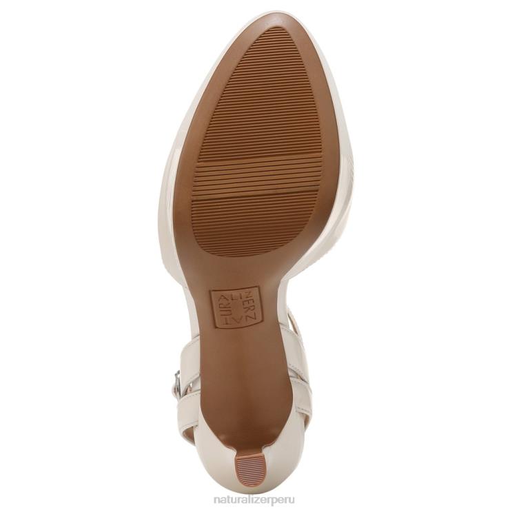 mujer Naturalizer cuero perlado satinado zapatos de tacón con correa en el tobillo clarice RTZ4T172 - Imagen 7