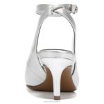 mujer Naturalizer cuero plateado bomba eliya RTZ4T670 - Imagen 6