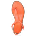 mujer Naturalizer cuero pop naranja sandalia fifi RTZ4T359 - Imagen 4