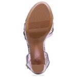 mujer Naturalizer cuero rosa morado sandalia de vestir mallory RTZ4T497 - Imagen 7