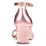 mujer Naturalizer cuero rosa oscuro sandalia de vestir iriss 27 edit RTZ4T118 - Imagen 6