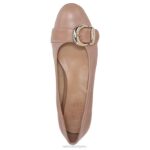 mujer Naturalizer cuero topo polly plano RTZ4T531 - Imagen 4
