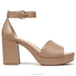 mujer Naturalizer cuero topo sandalia de vestir perlada RTZ4T343 - Imagen 2