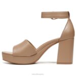 mujer Naturalizer cuero topo sandalia de vestir perlada RTZ4T343 - Imagen 3