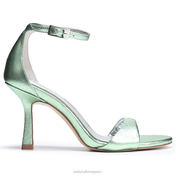 mujer Naturalizer cuero verde nenúfar Sandalia vestir violeta 27 edit RTZ4T142 - Imagen 2