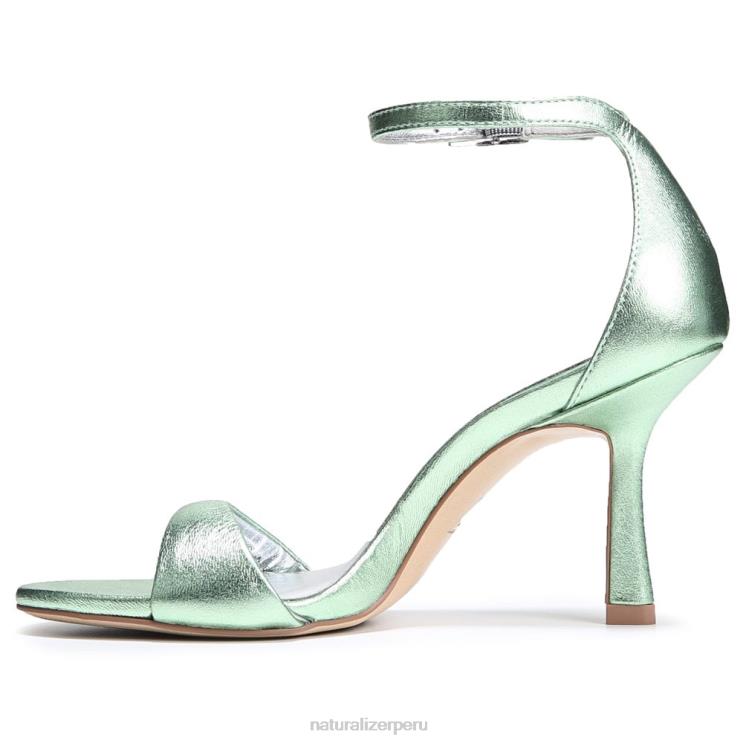 mujer Naturalizer cuero verde nenúfar Sandalia vestir violeta 27 edit RTZ4T142 - Imagen 3