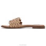 mujer Naturalizer masa para galletas tela beis sandalia fernanda RTZ4T346 - Imagen 3