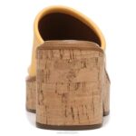 mujer Naturalizer sintético amarillo sandalias Cassie RTZ4T620 - Imagen 6