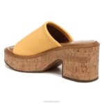 mujer Naturalizer sintético amarillo sandalias Cassie RTZ4T620 - Imagen 8