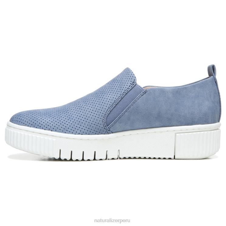 mujer Naturalizer sintético azul Zapatillas sin cordones Soul Turner RTZ4T421 - Imagen 3