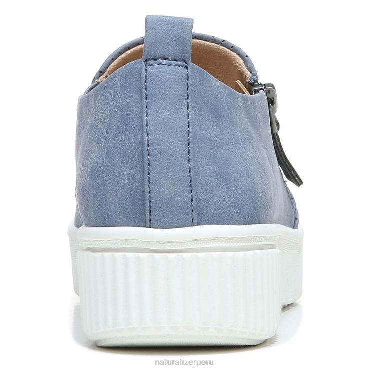 mujer Naturalizer sintético azul Zapatillas sin cordones Soul Turner RTZ4T421 - Imagen 6