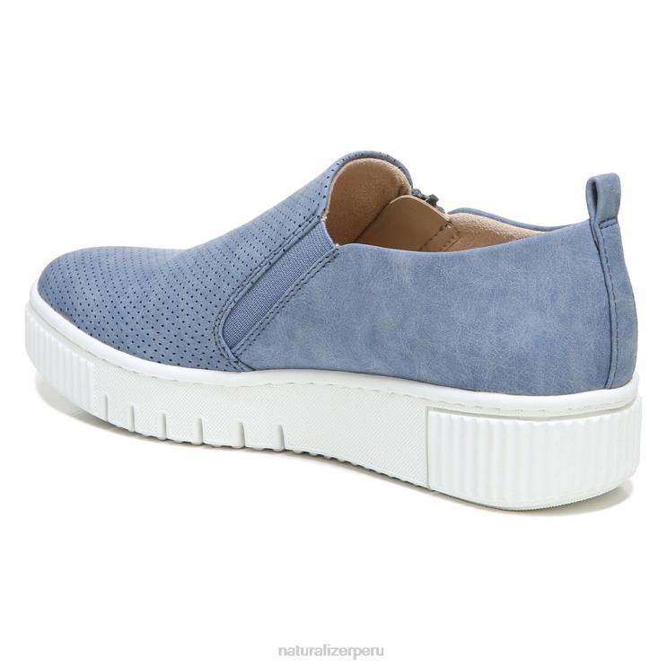 mujer Naturalizer sintético azul Zapatillas sin cordones Soul Turner RTZ4T421 - Imagen 8