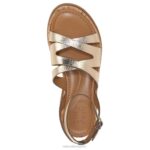 mujer Naturalizer sintético bronce claro sandalia riley RTZ4T618 - Imagen 4