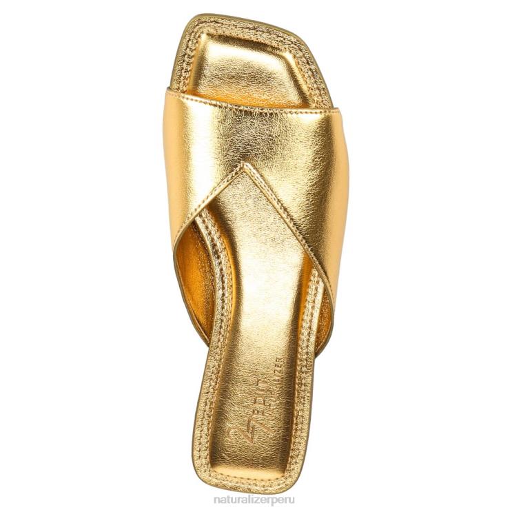 mujer Naturalizer sintético dorado profundo sandalia 27 edit zelda RTZ4T690 - Imagen 4