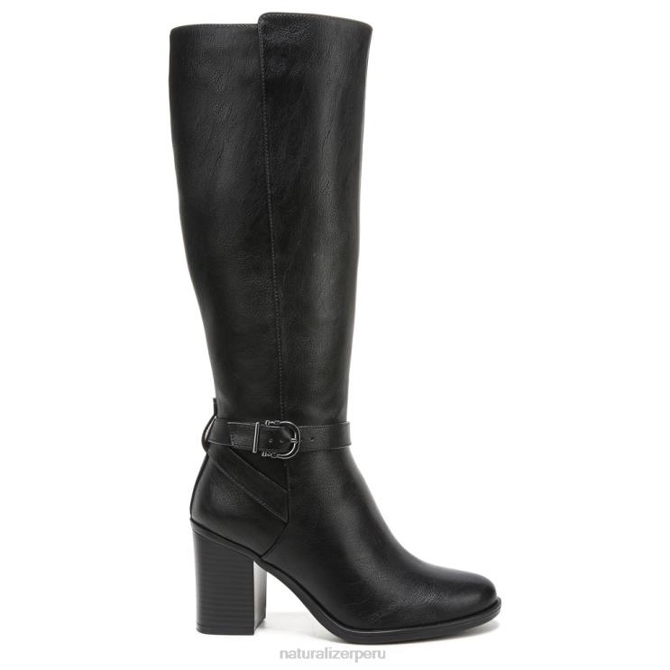 mujer Naturalizer sintético negro bota alta hasta la rodilla joslynn RTZ4T595 - Imagen 2