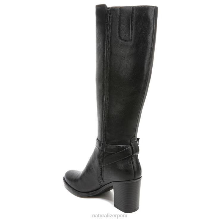 mujer Naturalizer sintético negro bota alta hasta la rodilla joslynn RTZ4T595 - Imagen 8