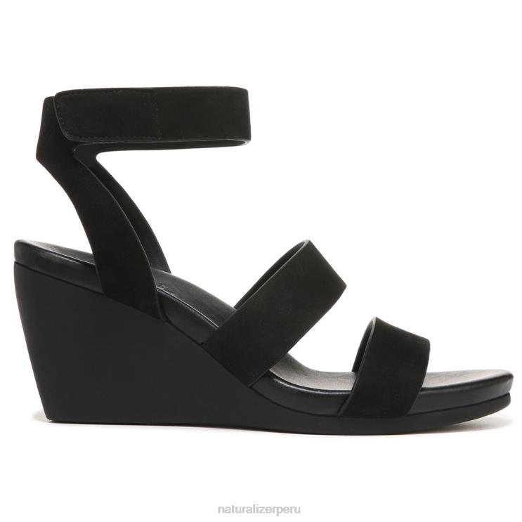 mujer Naturalizer sintético negro sandalia con cuña gen n ignite RTZ4T149 - Imagen 2