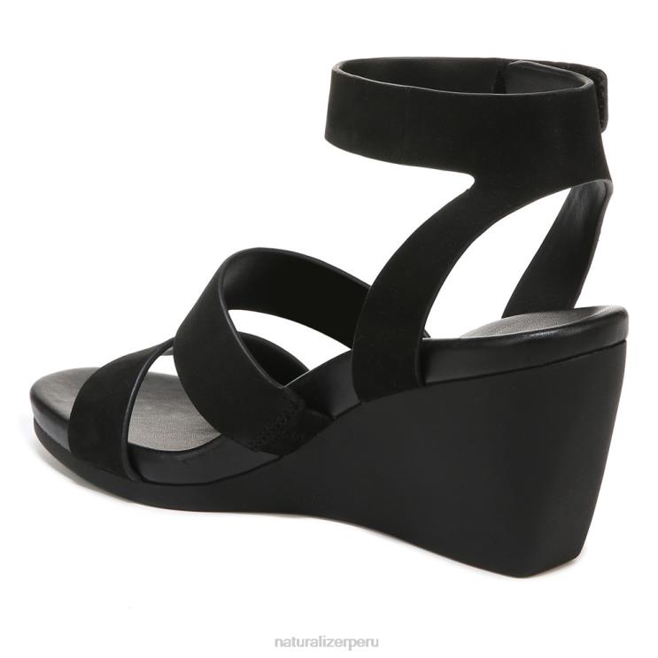 mujer Naturalizer sintético negro sandalia con cuña gen n ignite RTZ4T149 - Imagen 8