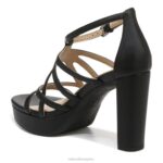 mujer Naturalizer sintético negro sandalia de vestir neón RTZ4T562 - Imagen 8