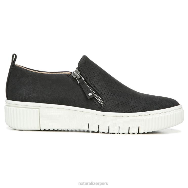 mujer Naturalizer sintético negro Zapatillas sin cordones Soul Turner RTZ4T419 - Imagen 2