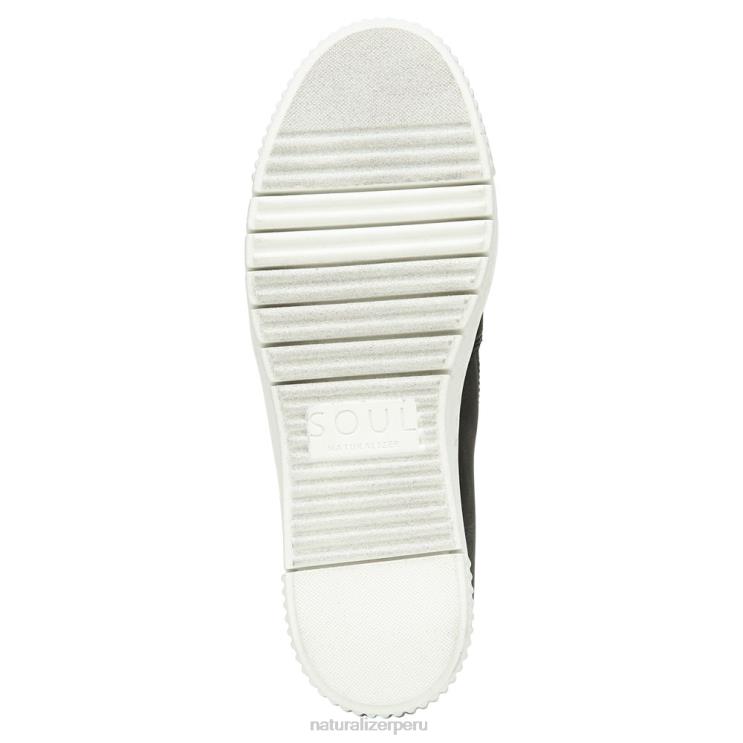mujer Naturalizer sintético negro Zapatillas sin cordones Soul Turner RTZ4T419 - Imagen 7