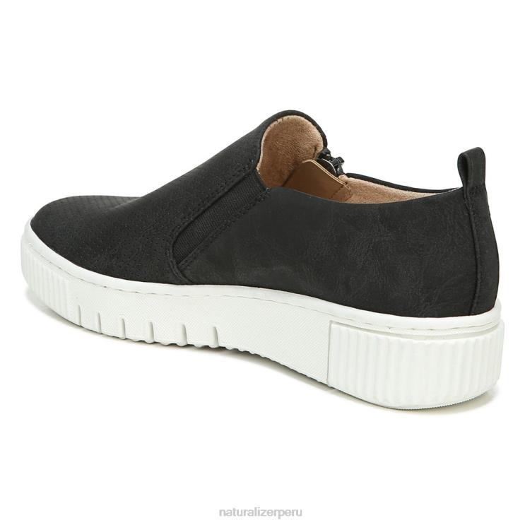 mujer Naturalizer sintético negro Zapatillas sin cordones Soul Turner RTZ4T419 - Imagen 8