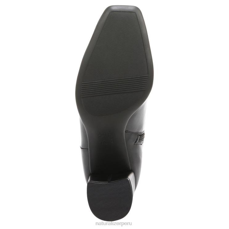 mujer Naturalizer sintético texturizado negro botas waylon de pantorrilla ancha hasta la rodilla RTZ4T600 - Imagen 7