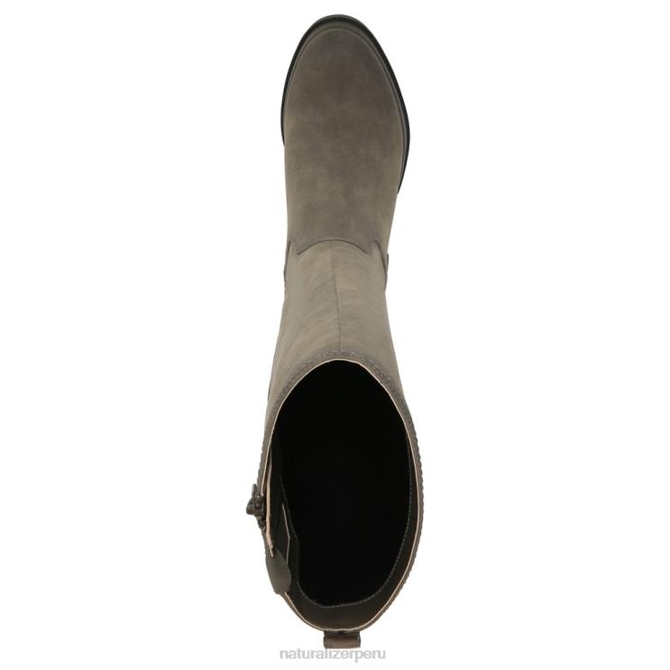 mujer Naturalizer sintético verde oliva oscuro bota alta hasta la rodilla soul orquídea RTZ4T612 - Imagen 4