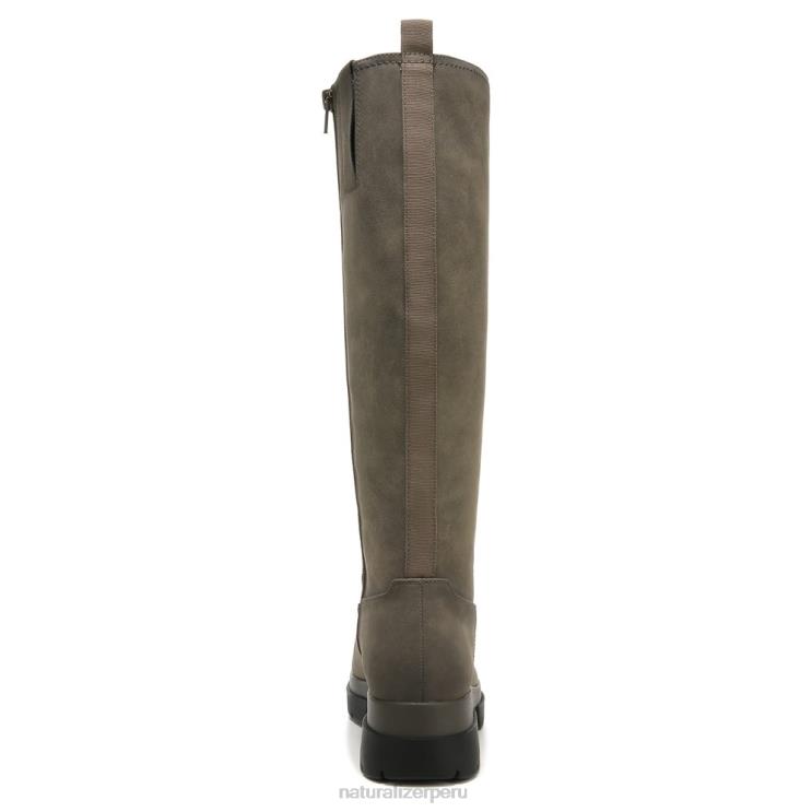 mujer Naturalizer sintético verde oliva oscuro bota alta hasta la rodilla soul orquídea RTZ4T612 - Imagen 6