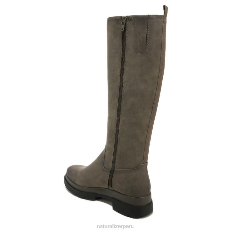 mujer Naturalizer sintético verde oliva oscuro bota alta hasta la rodilla soul orquídea RTZ4T612 - Imagen 8