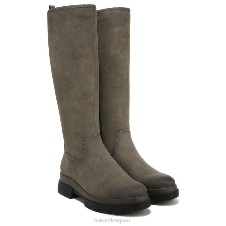 mujer Naturalizer sintético verde oliva oscuro bota alta hasta la rodilla soul orquídea RTZ4T612 - Imagen 1