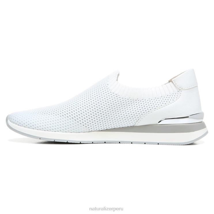 mujer Naturalizer tejido flyknit blanco zapatillas lafayette sin cordones RTZ4T692 - Imagen 3